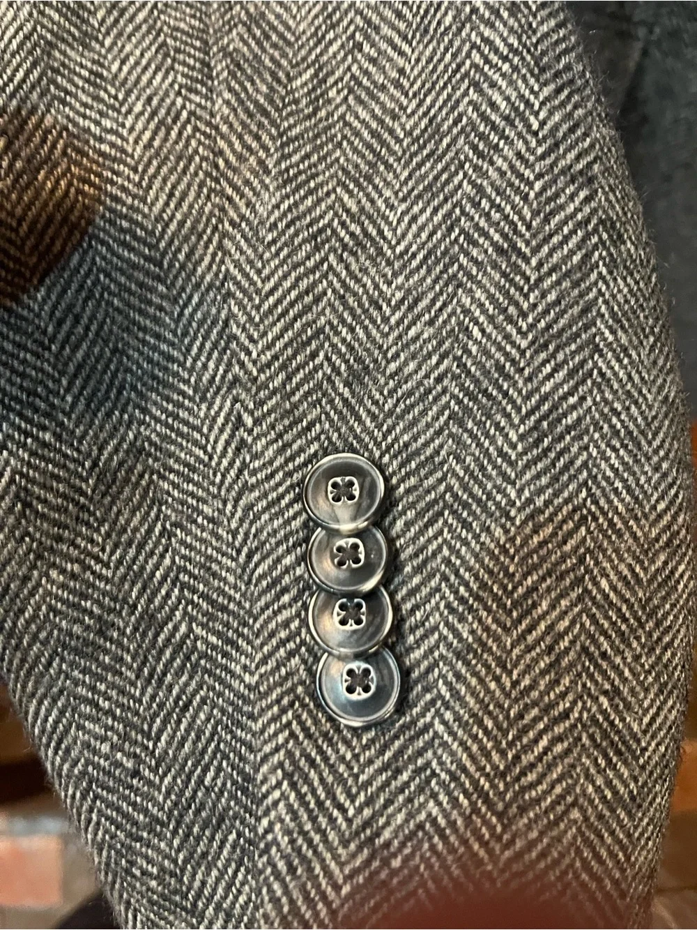 Jos. A. Bank 1905 wool herringbone blazer 44 short 3252